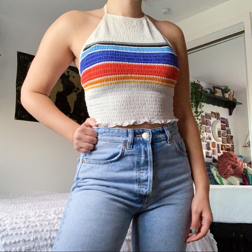 halter crop top